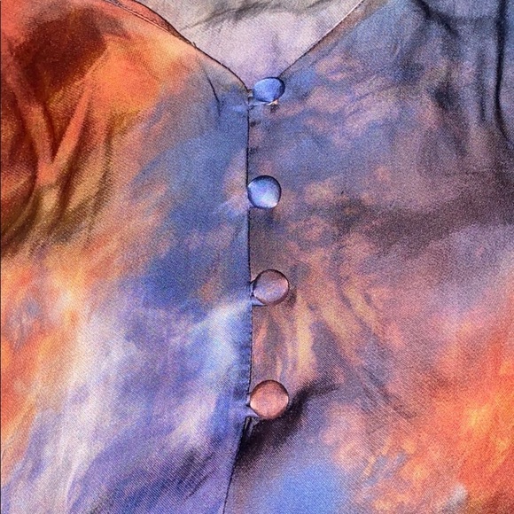 YFB Young Fabulous & Broke Maxi Dress NWT Women’s S Tie Dye Beachy Boho Sundress - Picture 7 of 7